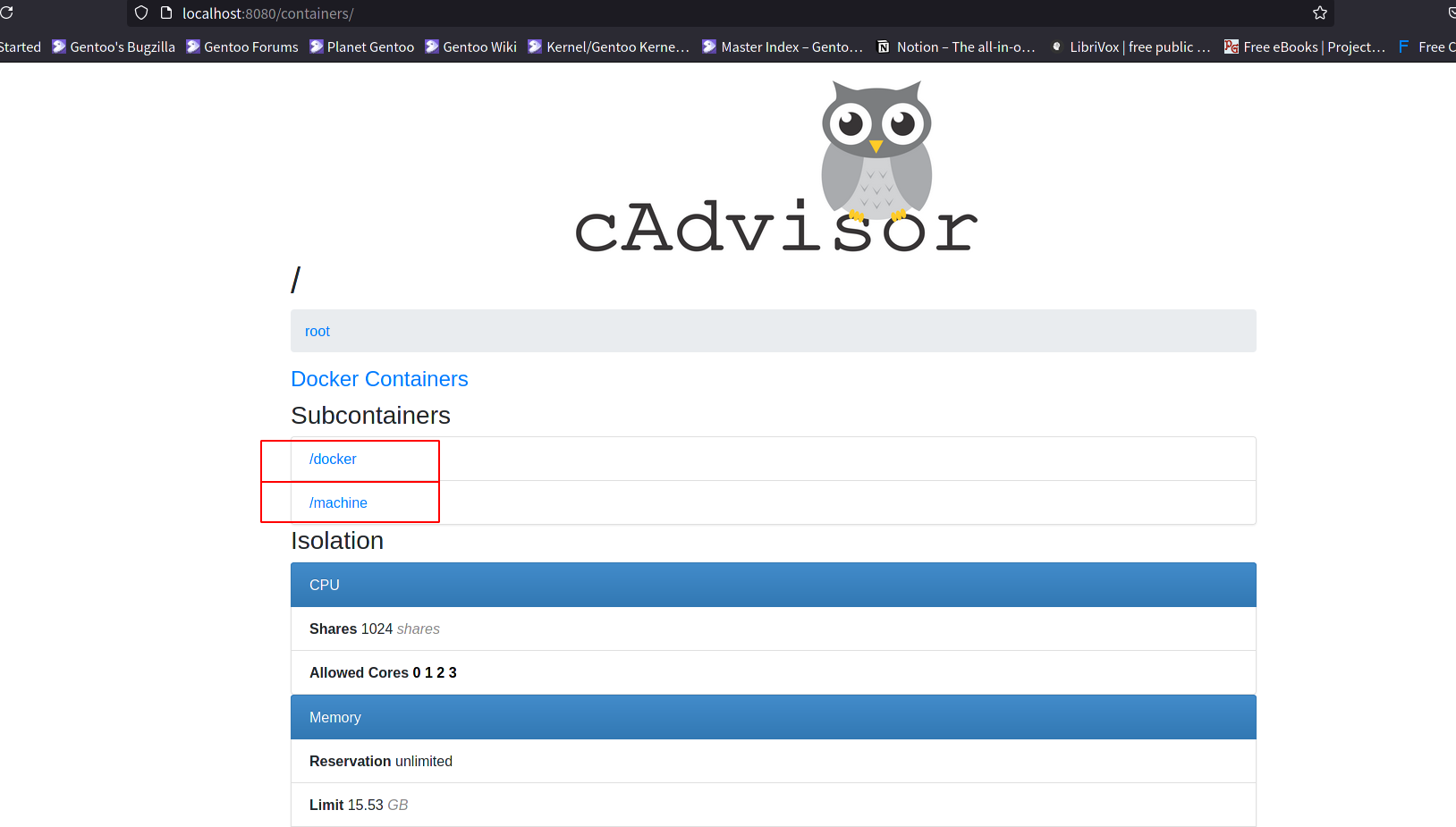cadvisor