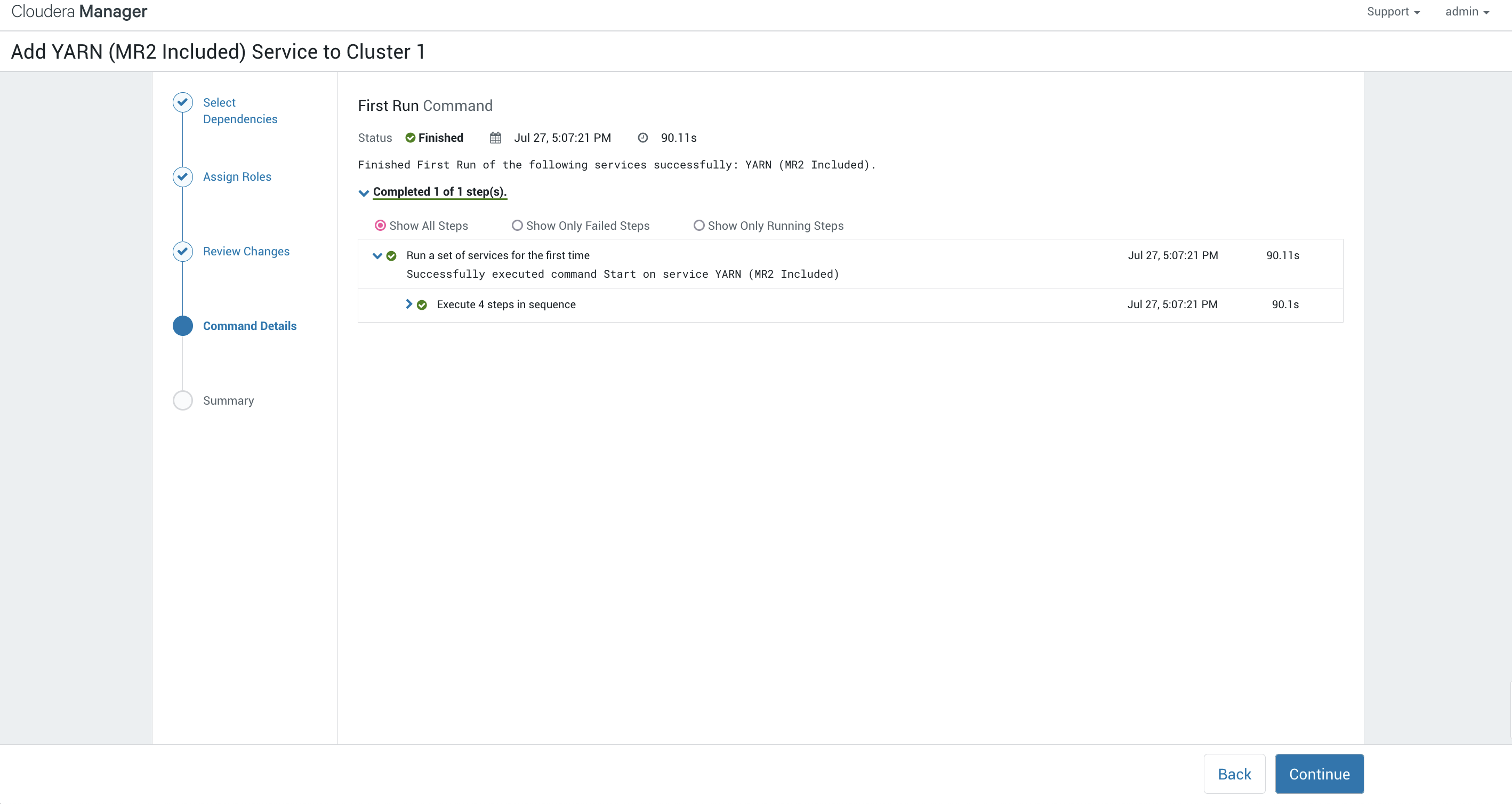 yarn command details