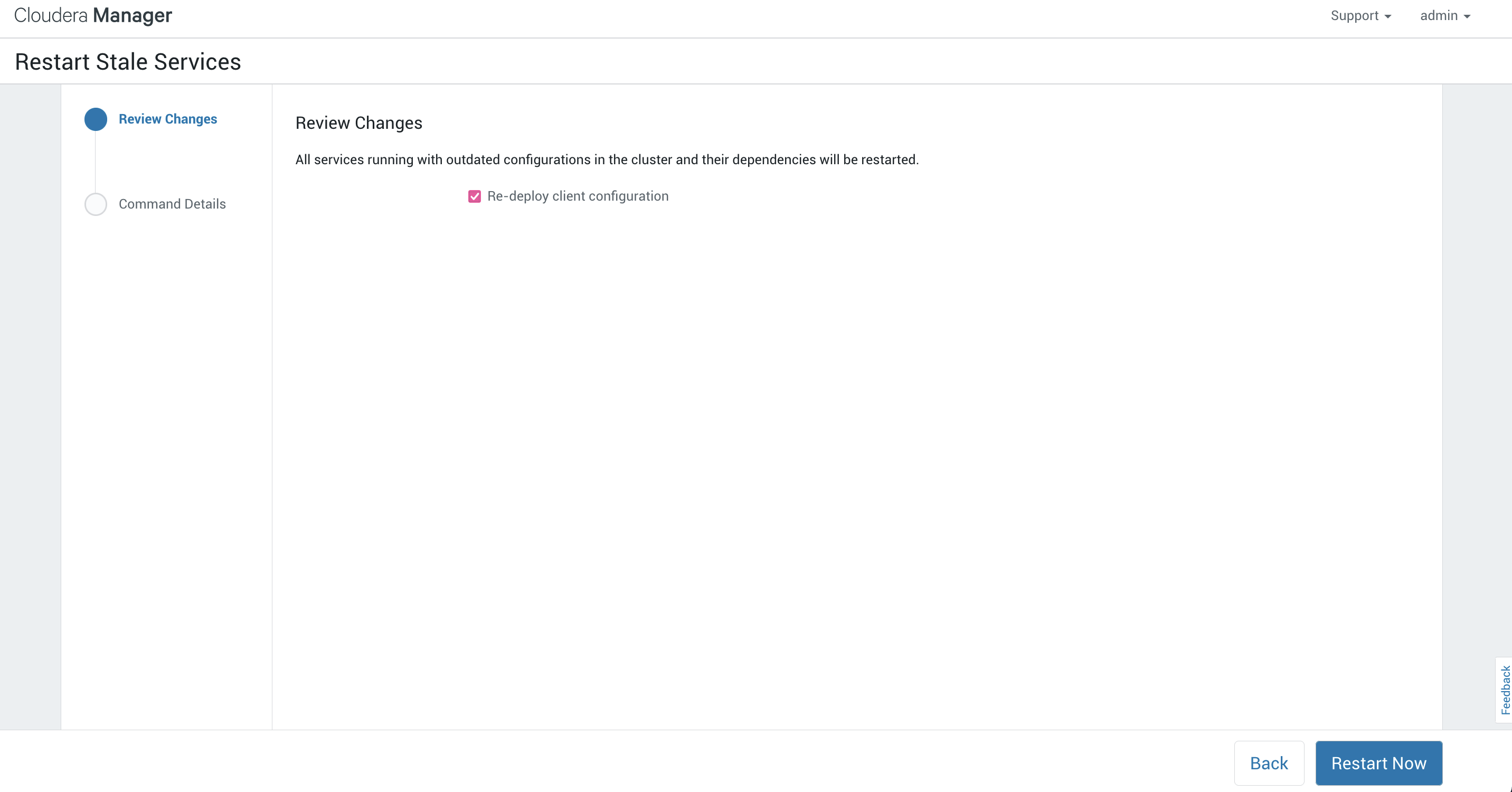 review changes