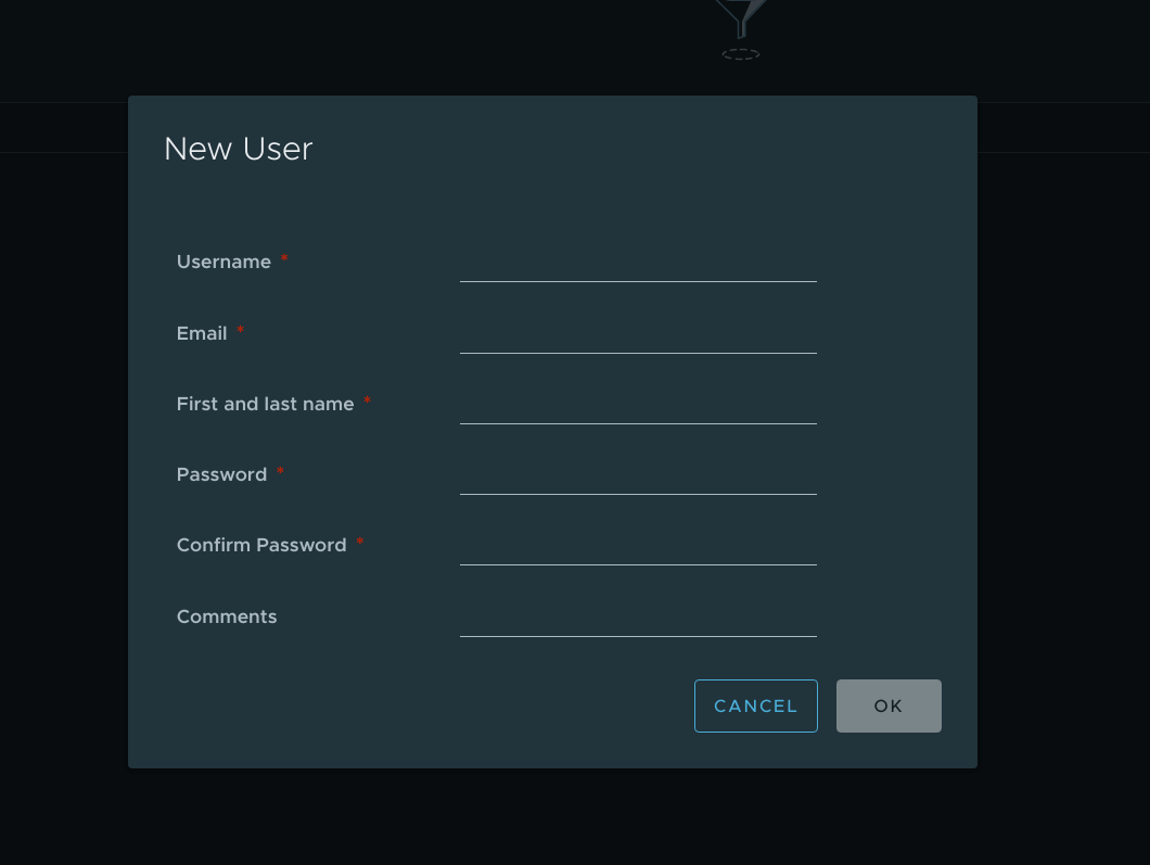 create new user