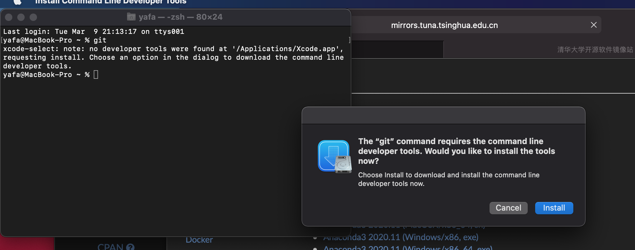 Mac install dev tools
