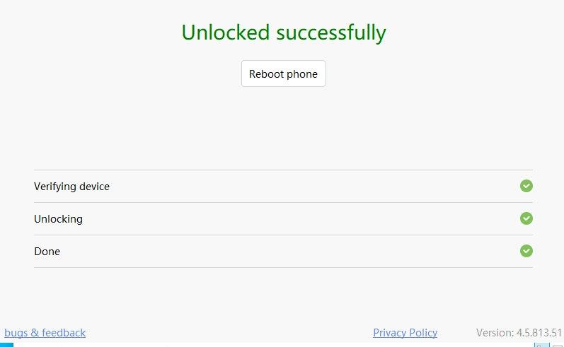 unlock phone bootload